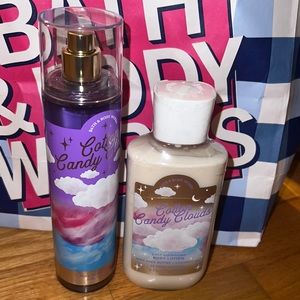 New. Bath and Body Works-Cotton Candy Clouds duo